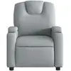 Image de Fauteuils VidaXL  Fauteuil Inclinable  Gris Clair Tissu P31600224