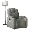 Image de Fauteuils VidaXL  Fauteuil  Inclinable Gris foncé Tissu P31600292
