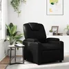 Image de vidaXL Fauteuil inclinable Noir Similicuir