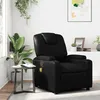 Image de vidaXL Fauteuil de massage inclinable Noir Similicuir