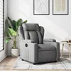 Image de vidaXL Fauteuil inclinable Gris foncÃ© Tissu