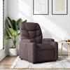 Image de vidaXL Fauteuil inclinable Marron foncÃ© Tissu
