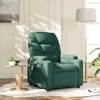 Image de vidaXL Fauteuil inclinable Vert foncÃ© Tissu