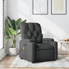 Image de vidaXL Fauteuil de massage inclinable Gris foncÃ© Tissu