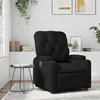 Image de vidaXL Fauteuil inclinable Noir Similicuir