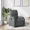 Image de vidaXL Fauteuil inclinable Gris foncÃ© Tissu