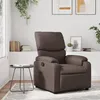 Image de vidaXL Fauteuil inclinable Marron Similicuir