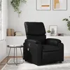Image de vidaXL Fauteuil de massage inclinable Noir Similicuir