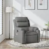 Image de vidaXL Fauteuil de massage inclinable Gris foncÃ© Tissu