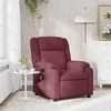 Image de vidaXL Fauteuil de massage inclinable Rouge bordeaux Tissu