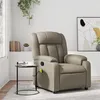 Image de Vidaxl Fauteuil De Massage Inclinable Cappuccino Similicuir