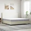 Image de vidaXL Matelas Ã  ressorts ensachÃ©s moyen 200x200 cm