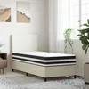 Image de vidaXL Matelas Ã  ressorts ensachÃ©s moyen 80x200 cm