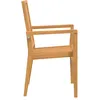 Image de Vidaxl Ensemble Ã DÃ®ner De Jardin 7 Pcs Bois De Teck Solide