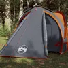 Image de Vidaxl Tente De Camping Ã DÃ´me 2 Personnes Gris Et Orange ImpermÃ©able