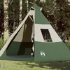 Image de Vidaxl Tente De Camping Tipi 7 Personnes Vert ImpermÃ©able