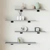 Image de Vidaxl ÃtagÃ¨res Murales 4 Pcs Sonoma Gris 60x10x1,5 Cm Bois IngÃ©nierie