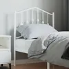 Image de vidaXL TÃªte de lit mÃ©tal blanc 75 cm