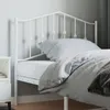 Image de vidaXL TÃªte de lit mÃ©tal blanc 100 cm