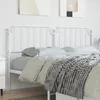 Image de vidaXL TÃªte de lit mÃ©tal blanc 180 cm