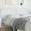 Image de vidaXL TÃªte de lit mÃ©tal blanc 200 cm