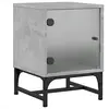 Image de Tables de chevet VidaXL  Table de chevet  2 pcs gris béton 35x37x50 cm P31599796