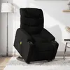Image de vidaXL Fauteuil inclinable de massage Ã©lectrique Noir Tissu