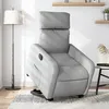 Image de vidaXL Fauteuil inclinable Ã©lectrique gris clair tissu