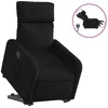 Image de vidaXL Fauteuil inclinable Ã©lectrique noir tissu