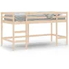 Image de vidaXL Lit mezzanine enfants Ã©chelle 80x200 cm bois pin massif