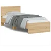 Image de Vidaxl Cadre De Lit Sans Matelas Avec TÃªte De Lit 75x190 Cm
