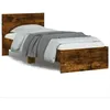 Image de Vidaxl Cadre De Lit Sans Matelas Avec LumiÃ¨res Led ChÃªne FumÃ© 75x190cm