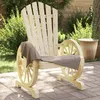 Image de Vidaxl Chaises De Jardin Adirondack Lot De 2 Bois De Sapin Massif