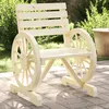 Image de Vidaxl Chaises De Jardin 2 Pcs 58x58x78,5 Cm Bois De Sapin Massif