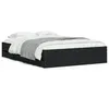 Image de vidaXL Cadre de lit avec tiroirs sans matelas noir 120x190 cm