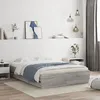 Image de vidaXL Cadre de lit avec tiroirs sans matelas sonoma gris 120x190 cm
