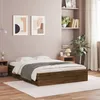 Image de vidaXL Cadre de lit avec tiroirs sans matelas chÃªne marron 120x190 cm