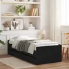 Image de vidaXL Cadre de lit avec tiroirs sans matelas noir 90x190 cm