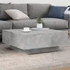Image de vidaXL Table basse gris bÃ©ton 80x80x31 cm bois d'ingÃ©nierie