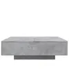 Image de Tables basses VidaXL  Table basse  gris béton 100x100x31 cm bois d'ingénierie P31600534