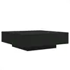 Image de Tables basses VidaXL  Table basse  avec lumières LED noir 100x100x31 cm P31600576