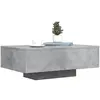 Image de Tables basses VidaXL  Table basse  avec lumières LED gris béton 85x55x31 cm P31600570