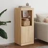 Image de Vidaxl Buffet Avec LumiÃ¨res Led ChÃªne Sonoma 41x37x100 Cm