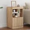 Image de Vidaxl Buffet Avec LumiÃ¨res Led ChÃªne Sonoma 41x37x67 Cm