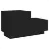 Image de Meubles TV VidaXL  Table de chevet  avec lumières LED noir 70x36x40,5 cm P31600813
