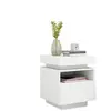 Image de Tables de chevet VidaXL  Table de chevet  avec lumières LED blanc 40x39x48,5 cm P31599656