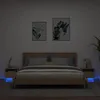 Image de Vidaxl Armoires De Chevet Avec LumiÃ¨res Led 2 Pcs ChÃªne Sonoma