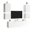 Image de Meubles TV VidaXL  Meubles TV  2 pcs Bois d'ingénierie Blanc 40,5x30x40 cm P31600022