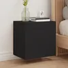 Image de vidaXL Meubles TV muraux 2 pcs noir 40,5x30x40 cm bois d'ingÃ©nierie