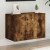 Image de Vidaxl Meuble Tv Mural ChÃªne FumÃ© 60x30x41 Cm